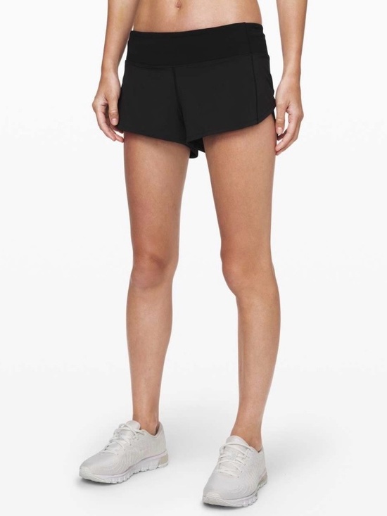 lululemon athletica Pants - Lululemon Speed Up Black Running Shorts 2.5” Inseam W7AO6R